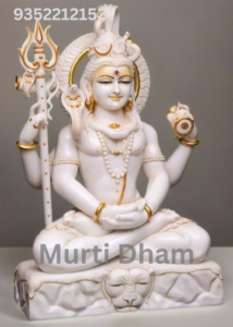Marble shiv murti