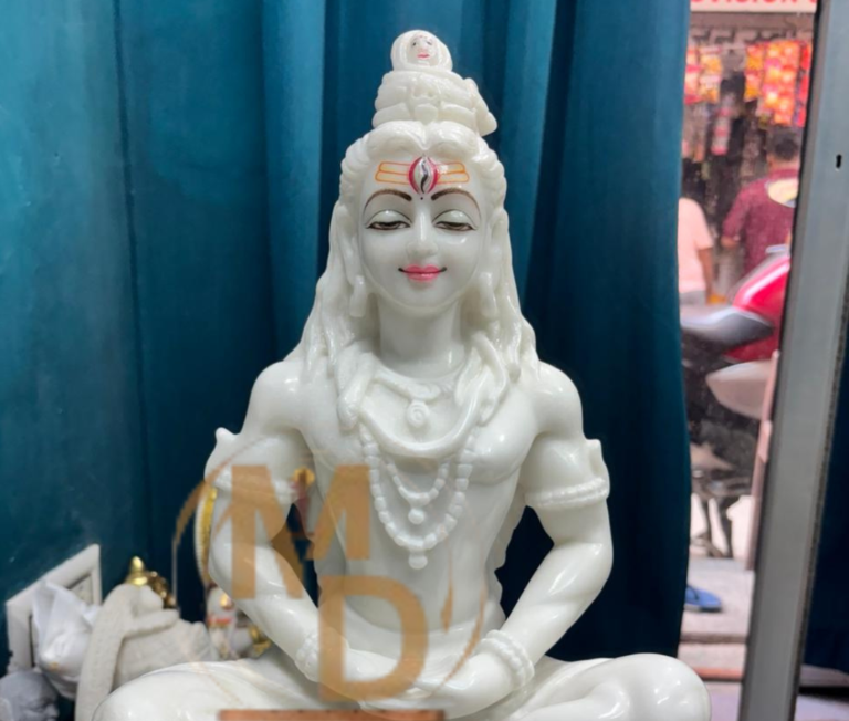 Art Of Marble Shiv Parivar Statue